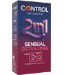 Control 2-in-1 Sensual Dots & Lines