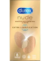 Durex Nude Extra Lubrification