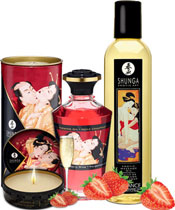 Shunga Pack Romance Vin Pétillant à la Fraise